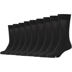 9er Pack SKECHERS Casual Crew Socken Damen 9999 - black...