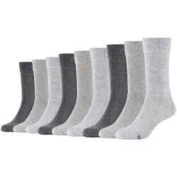 9er Pack SKECHERS Casual Crew Socken Damen 9200 - fog...