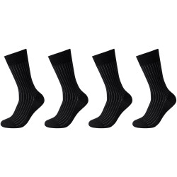 4er Pack camano Soft Shadow Stripe Crew Socken Herren...