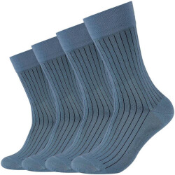 4er Pack camano Soft Shadow Stripe Crew Socken Herren...