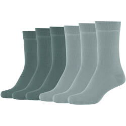 6er Pack camano Silky Feeling Crew Socken Damen 6111 -...