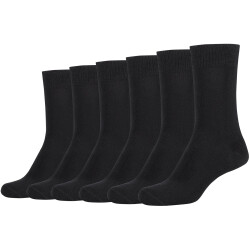 6er Pack camano Silky Feeling Crew Socken Damen 0005 -...