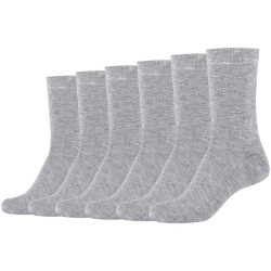 6er Pack camano Silky Feeling Crew Socken Damen 0003 -...
