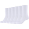 6er Pack camano Silky Feeling Crew Socken Damen 0001 - white 35-38