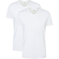 2er Pack camano Men comfort BCI cotton V-Neck T-shirt...
