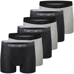 6er Pack camano Men comfort BCI cotton Boxershorts in Box...