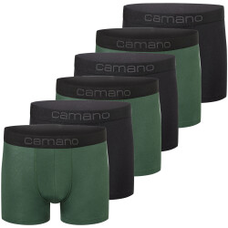 6er Pack camano Men comfort BCI cotton Boxershorts in Box...