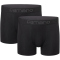 2er Pack camano Men comfort BCI cotton Boxershorts 9999 - black S