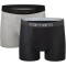 2er Pack camano Men comfort BCI cotton Boxershorts 9997 - black mix S