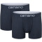 2er Pack camano Men comfort BCI cotton Boxershorts 5580 - navy blazer S