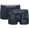 2er Pack camano Men comfort BCI cotton Trunks 5091 - blue fog mix XL