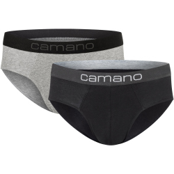 2er Pack camano Comfort BCI Baumwoll Slips Herren 9997 -...
