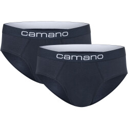 2er Pack camano Men comfort BCI cotton Slips 5580 - navy...