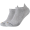 4er Pack camano Sport Sneakersocken 9300 - light grey melange 35-38