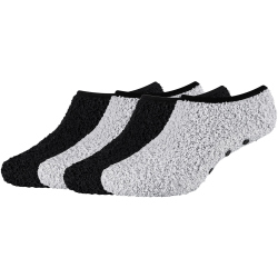 4er Pack camano Sustainable Cosy Antirutsch Sneakersocken...