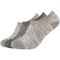 3er Pack camano Warm-Up Antirutsch Sneakersocken Damen...