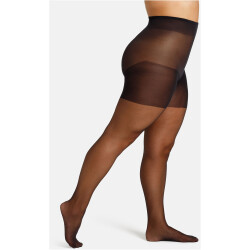 2er Pack camano Women Curvy Tights 20DEN 9999 - black 44/46