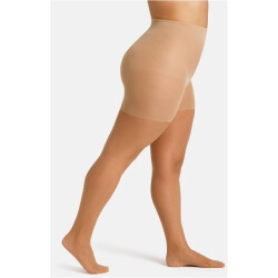 2er Pack camano Women Curvy Tights 20DEN 0112 - sand 44/46