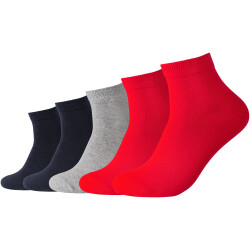 5er Pack camano Red Classics Quarter Socken 3500 - true...