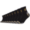 9er Pack camano Work Quarter Socken 9999 - black 47-49