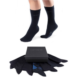 7er Pack camano Soft Patterned Socken Herren 5999 - navy...