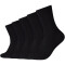 5er Pack camano Red Classics Crew Socken 9999 - black 35-38
