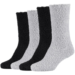 4er Pack camano Sustainable Cosy Crew Socken Damen 9999 -...