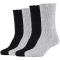 4er Pack camano Sustainable Cosy Crew Socken Damen 9999 - black 35-38