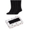 4er Pack camano Cosy Shiny Socken Damen 9999 - black 35-38