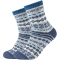 2er Pack camano Cosy Double Layer Winter Crew Socken Damen 5444 - captains blue 39-42