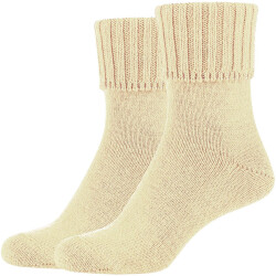 2er Pack camano Wool-Mix Crew Socken Damen 1101 - birch...