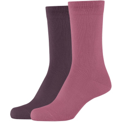 2er Pack camano Soft Baumwoll Crew Socken Damen 4490 -...
