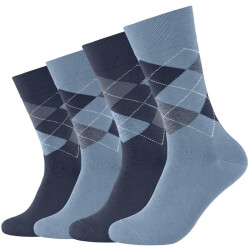 4er Pack camano Soft Classic Argyle Crew Socken Herren...