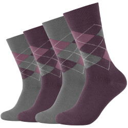 4er Pack camano Soft Classic Argyle Crew Socken Herren...