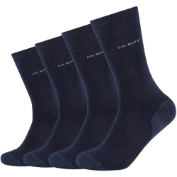 4er Pack camano Soft Walk Socken 0004 - navy 35-38