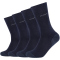 4er Pack camano Soft Walk Socken 0004 - navy 35-38