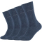 4er Pack camano Soft Crew Socken 0006 - jeans 35-38