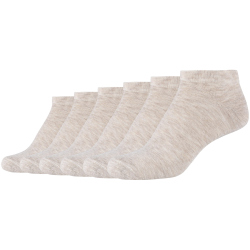 6er Pack camano Silky Feeling Sneakersocken Damen 8200 -...