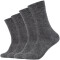 4er Pack camano Online ca-soft tex wool Socks 0003 - grey 35-38