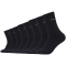8er Pack camano Baumwolle Tennissocken 0005 - black 35-38
