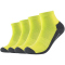 4er Pack camano Pro Tex Quarter Funktionssocken 7500 - lime 35-38