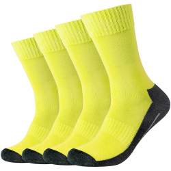 4er Pack camano Pro Tex Crew Funktionssocken 7500 - lime...
