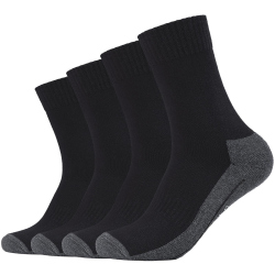 4er Pack camano Pro Tex Crew Funktionssocken 0005 - black...