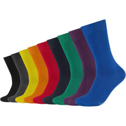 9er Pack camano Comfort Baumwoll Crew Socken 5560 -...