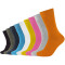 9er Pack camano Comfort Baumwoll Crew Socken 2400 - ember glow 35-38