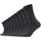 9er Pack camano Comfort Baumwoll Crew Socken 0008 - anthracite melange 35-38