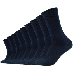 9er Pack camano Comfort Baumwoll Crew Socken 0004 - navy...