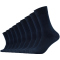 9er Pack camano Comfort Baumwoll Crew Socken 0004 - navy 39-42