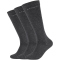 3er Pack camano ca-soft Kniestrümpfe 0008 - anthracite melange 35-38