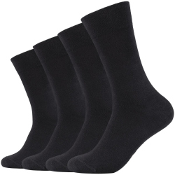 4er Pack camano Soft Bio-Baumwolle Crew Socken Herren...